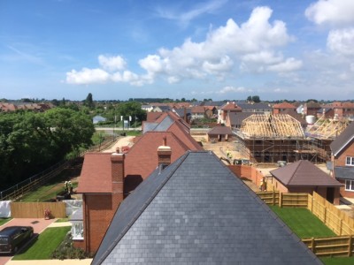 NJS Roofing at North Bersted for Berkeley Homes