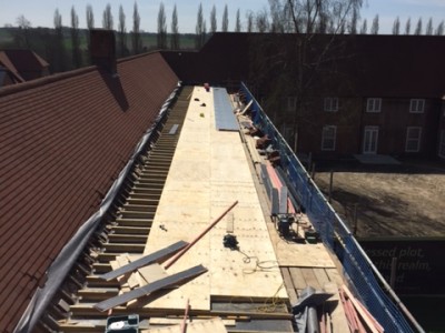 NJS Roofing work Upper Froyle for Linden Homes